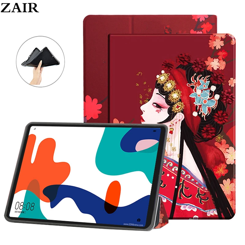 Smart Case for Huawei Matepad 10.4 Tablet Painted Protective Folding Stand Cover BAH3-W09 BAH3-AL00 | Компьютеры и офис
