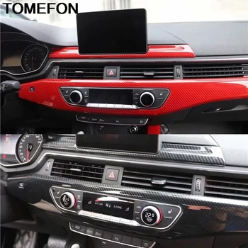 شراءTOMEFON For Audi A4L A4 B9 2017-2019 LHD لوحة تحكم مركزية متوسطة لوحة تحكم تكييف هواء زر التبديل مع غطاء ABS