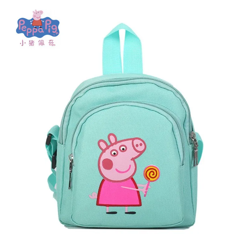 2019 nouveau véritable Peppa Pig George pig sac à dos filles portefeuille téléphone sac à dos portefeuille téléphone sac jouets enfants cadeau de noël