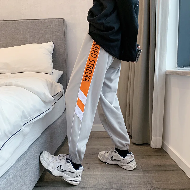 

Harajuku Autumn And Winter Trend of Fashion Hong Kong Style Closing Beam Leg Capri Men's Trousers Versatile Casual Pants Ds466p4