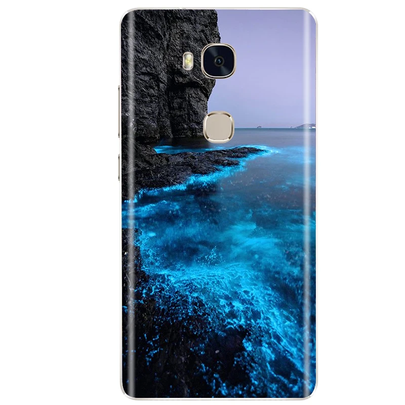 For Honor 5X Case Soft Silicone Case For Huawei Honor 5X KIW-L21 L22 Honor5x Honor 5 X Silicone Phone Case Coque Cover Fundas waterproof phone pouch