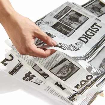 

Silicone Oil Paper Baking Tools Food Grade Grease Paper Bread Sandwich Burger French Fries Wrappers Cookie Oilpaper Tray Pad