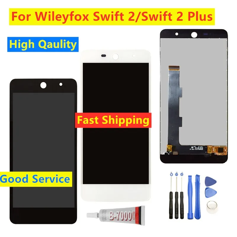 ЖК дисплей 5 0 дюйма для Wileyfox Swift 2 Plus + сенсорный датчик экрана в сборе