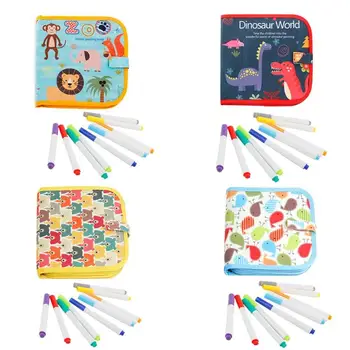 

Magic Kids Water Drawing Graffiti Painting Book Coloring Book+12pcs Pens