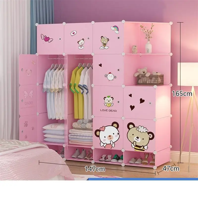 Moveis Meuble De Armario Szafa Rangement Chambre Armadio Guardaroba домашний Guarda Roupa шкаф, мебель для спальни, шкаф для одежды - Цвет: MODEL W