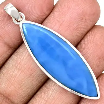 

Genuine OWYHEE OPAL Pendant 925 Sterling Silver, 51.8 mm, AP6782