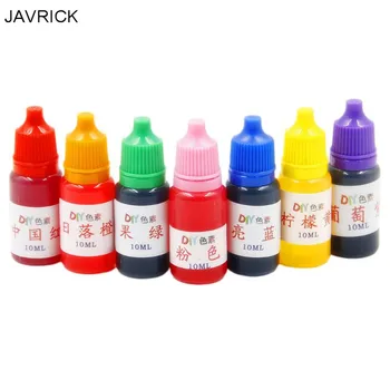 

7 Pcs/set 10ml Dyeing Pigment Slime Crystal Mud Colorant Epoxy Crystal DIY Hand-Made Jewelry Accessories