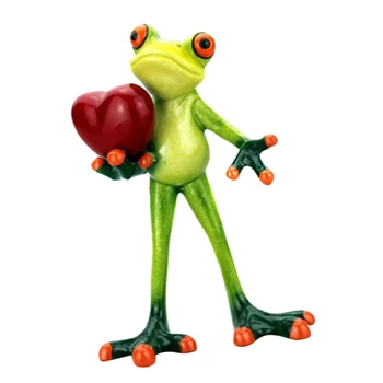 

Cute Animal Frog 3D Creative Funny Frog Fairy Garden Kawaii Dollhouse Decor Ornaments DIY Accessori