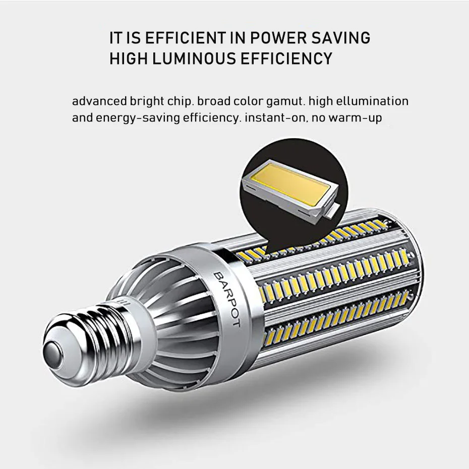 Не мерцающие, светодиодные лампы E27 AC 85-265V 25W 35W 45W Светодиодная лампа SMD5730 вентилятор охлаждение; алюминий Bombilla светодиодный светильник