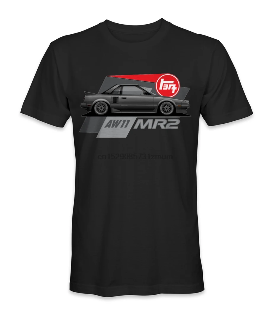 Toyota Mr2 Aw11 футболка с изображением автомобиля Повседневная |
