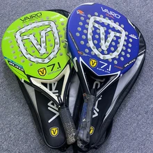 Pala De Pádel Vairo Velocity Spin 7.1 Padel Racket Professional Carbono Paddle Beach Tennis Racket Palas De Padel Alta Gama