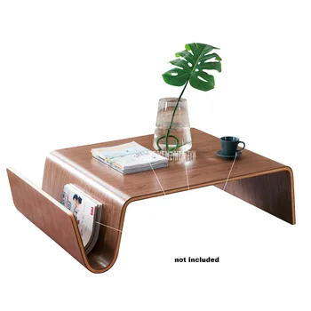 

CF-379 Living Room Wood Tea Table Modern Sofa Side Table Simple Small Leisure Coffee Table N-Shaped Bending Plate Tatami Table