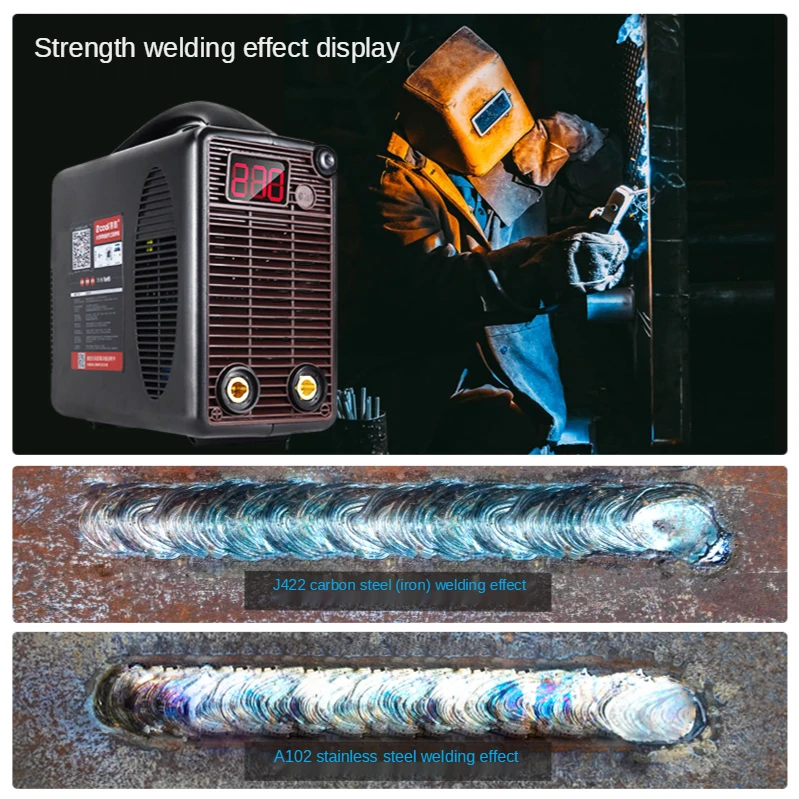 220V/380V Electric Welding Machine Household Small Portable Industrial Grade All-Copper Double Voltage Electric Welding Machine