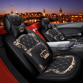 

Full Coverage Eco-leather auto seats covers PU Leather Car Seat Covers for mitsubishi asx eclipse cross galant l200 lancer 9