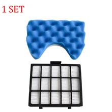 Filtre HEPA et 1 jeu de filtres éponge bleue pour Samsung DJ97-00492A, pièces d'aspirateur, SC6520/30/40/50/60/70/80/90 SC68, 1 pièce