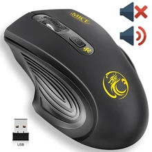 Souris sans fil USB 2000DPI USB 2.0 récepteur souris d'ordinateur optique 2.4GHz souris ergonomique pour ordinateur portable son souris silencieuse(China)