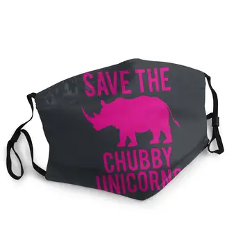 

Save The Chubby Unicorns Non-Disposable Face Mask Printed Dustproof Protection Mask Respirator Mouth Muffle