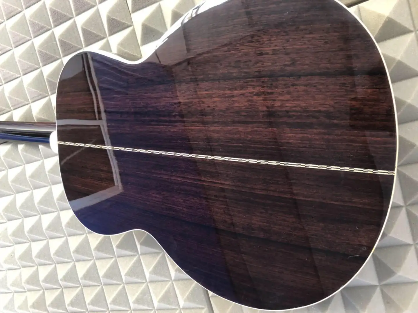 43 дюймов Крупногабаритные размеры цельная деревянная акустическая гитара, ручная сборка