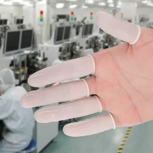 Горячая Распродажа 1 упаковка накладка на палец колпачок резиновый протектор пальцев одноразовые противоскользящие для дизайна ногтей