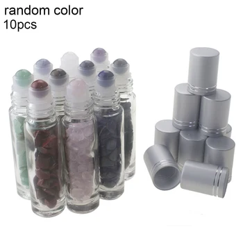 

10pcs 10ml Accessories Portable Salon Roller Bottles Perfumes Travel Clear Glass Gifts Essential Oil Reusable Home Good Sealing