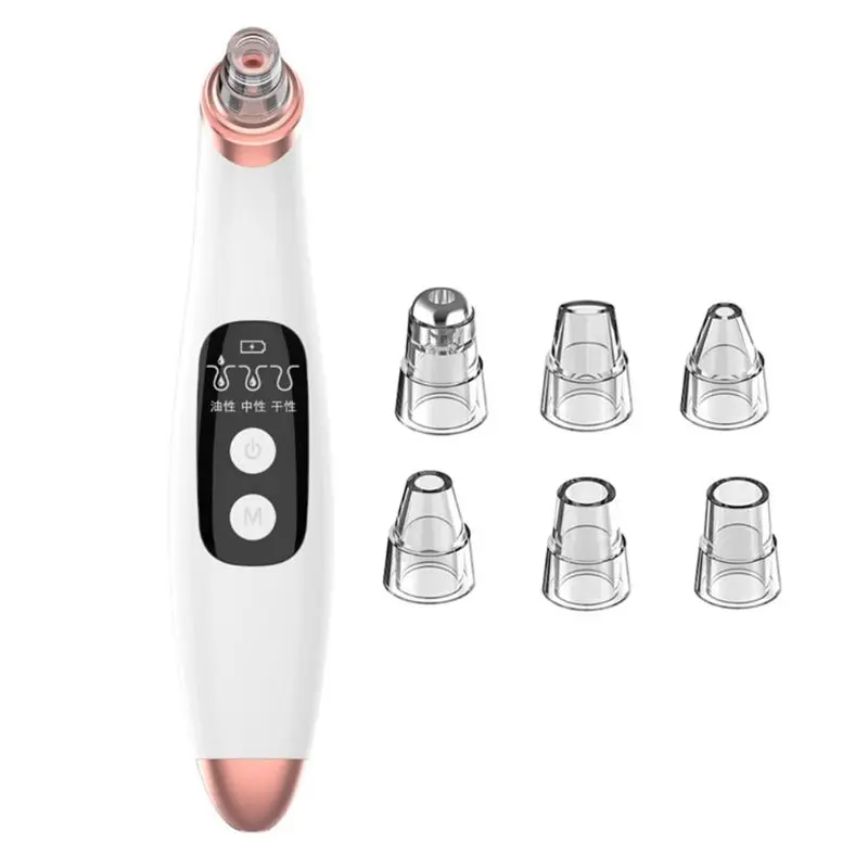 

Mini Electric Vacuum Suction Pore Cleaner Face Cleansing Blackhead Extractor 19.66 x 3.85cm