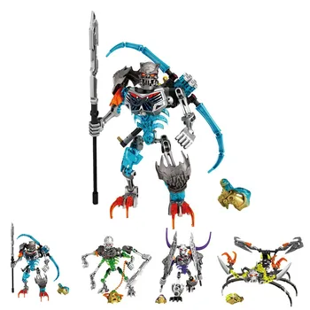 

710-1 Bionicle Mask Of Light Skull Warrior Compatible With Lepining Building Block Toys For Children Gifts