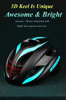 

High quality mountain and road integrated molding helmet PC+EPS impact-resistant material Unisex helmet with USB tail light