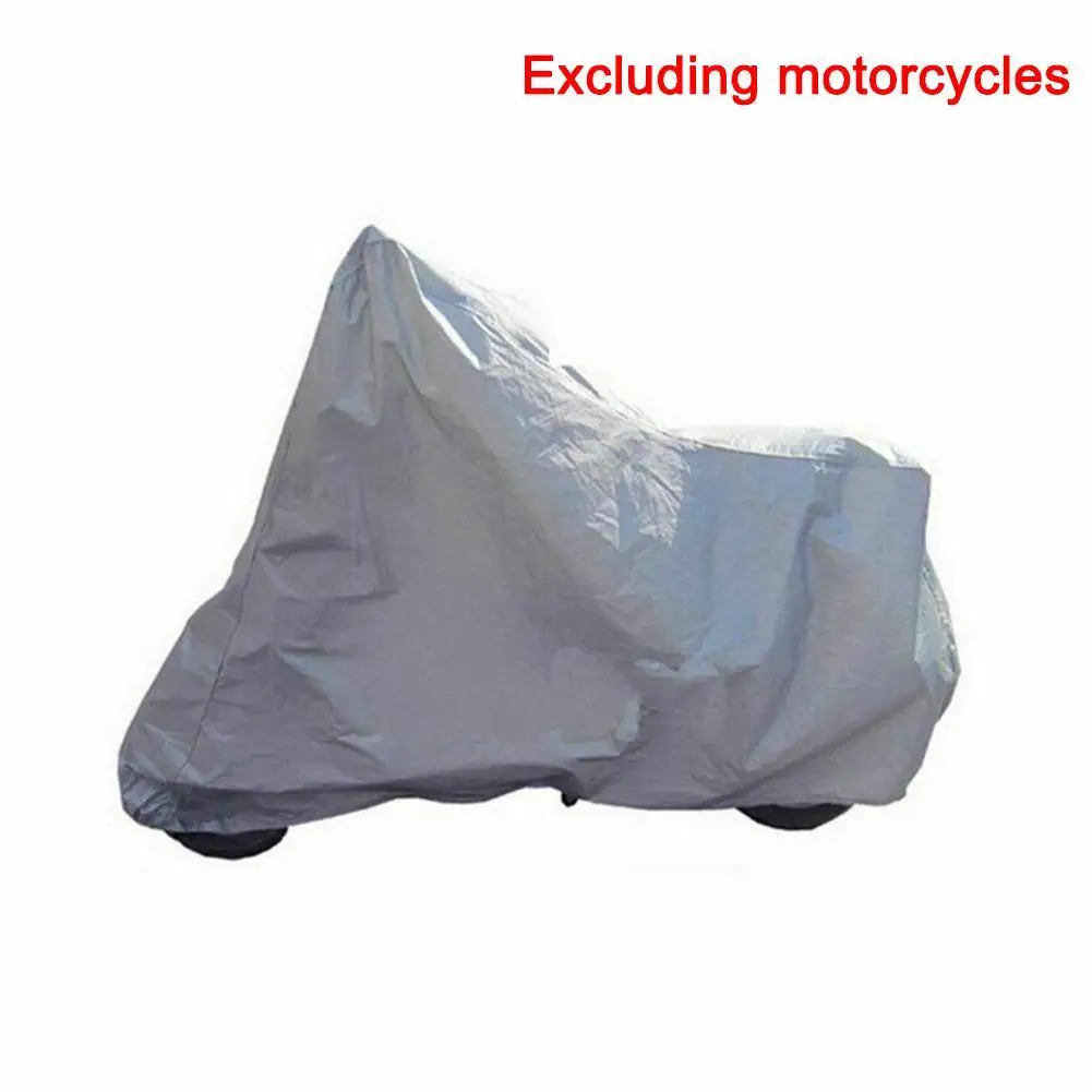 Silver Gray New Motorcycle Protective Cover Waterproof Bike Scooter Outdoor Rain&Dust UV Proof Sun Protection Case For Motorbike