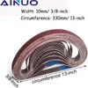 10*330mm Air Belt Sander Sanding Belt Adapter Pneumatic Sanding Belt Angle Grinder Grinding Machine Welding Parts 3
