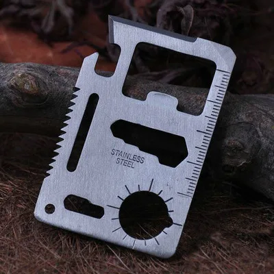 

Large Size Switzerland Saber Card Outdoor Multifunctional Tool Card/yeying ka/jiu sheng ka/Gift Leather Case Instruction Book