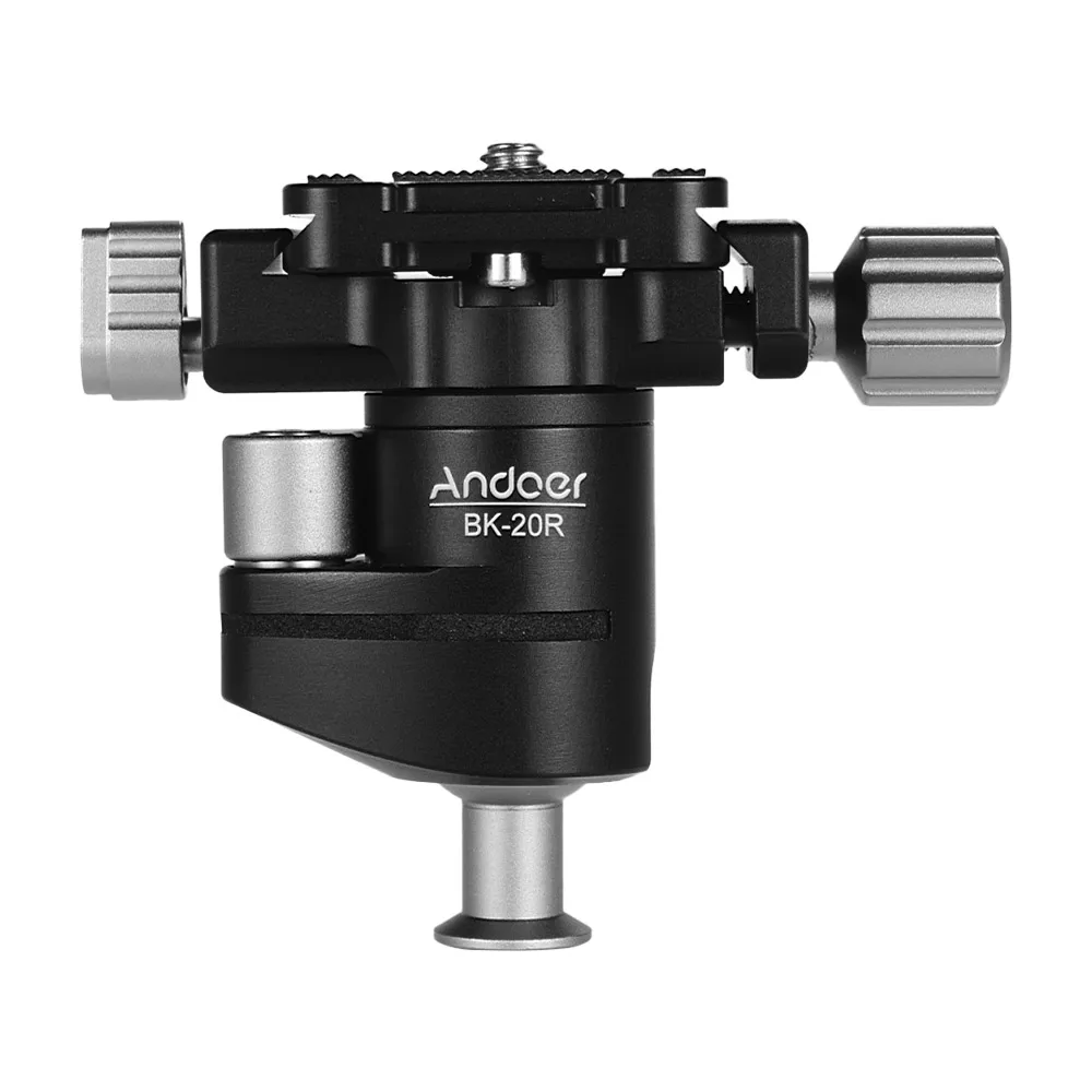 Andoer мини-шаровая Головка из алюминиевого сплава для DSLR камеры, смартфона, клип, вращение на 360 градусов, панорамная тренога для камеры с шаровой головкой