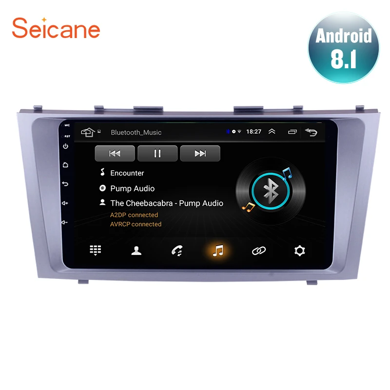 Seicane " Android 8,1 HD 1024*600 Автомобильный gps Мультимедиа Navi Стерео Плеер для 2007 2008 2009-2011 TOYOTA CAMRY с музыкой USB AUX