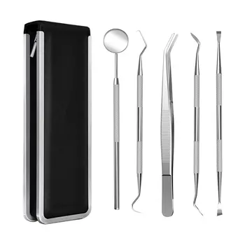 

Oral Care Tool Set Oral Care Dentist Tool Set Stainless Steel Mouth Mirror Probe Dentistry Tooth Picker