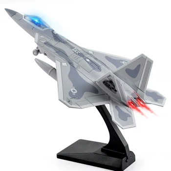 

Alloy Airplane Alloy Pull Back Simulation Fighter Model with Light and Sound for Kids Gift
