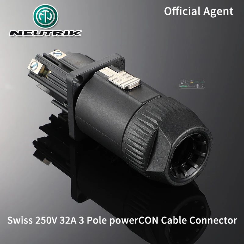 1 Pz Origianl NEUTRIK NAC3FC-HC 32 Amp PowerCon Connettore Di - Foto 3