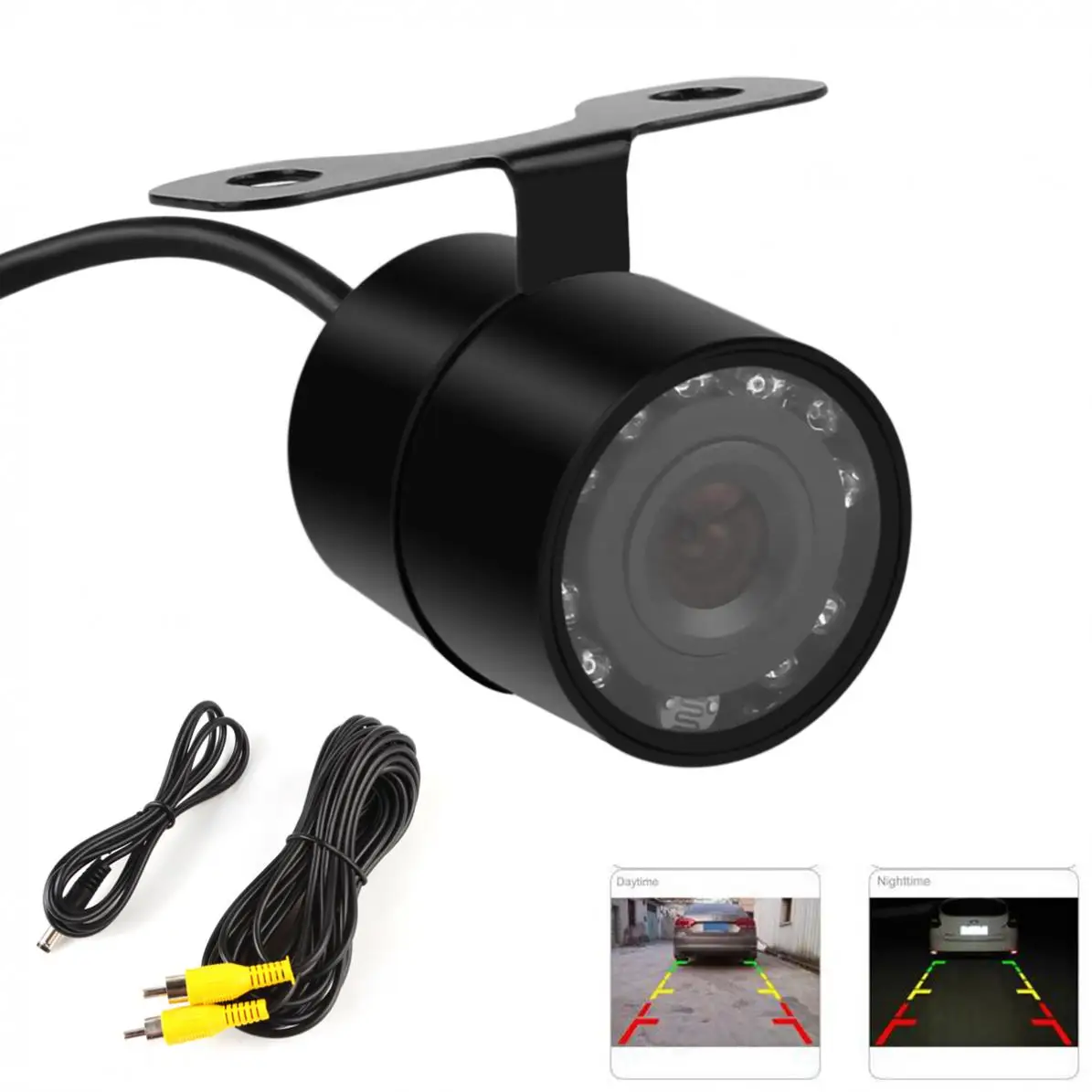 

Car Rear View PC1030 420TVL IR Night Vision CMOS Camera 170 Degree Wide Angle Waterproof Auto Reversing Parking New