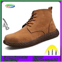Модная обувь с защитой от проколов; уличная дышащая обувь с нескользящей изоляцией; Рабочая обувь; дезодорант; неубиваемые мужские ботинки