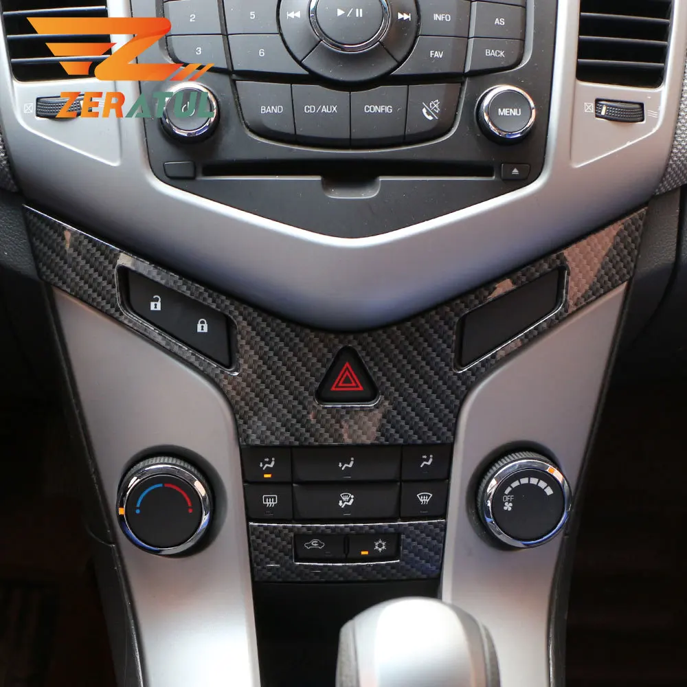 Zeratul ABS Хромированная Центральная панель консоли для Chevrolet Cruze седан хэтчбек 2009-2015