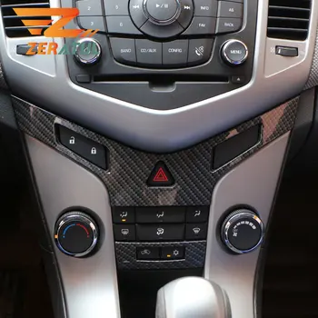 

Zeratul ABS Chrome Center Console Panel for Chevrolet Cruze Sedan Hatchback 2009-2015 Air Conditioning Vent Sequin Trim Sticker
