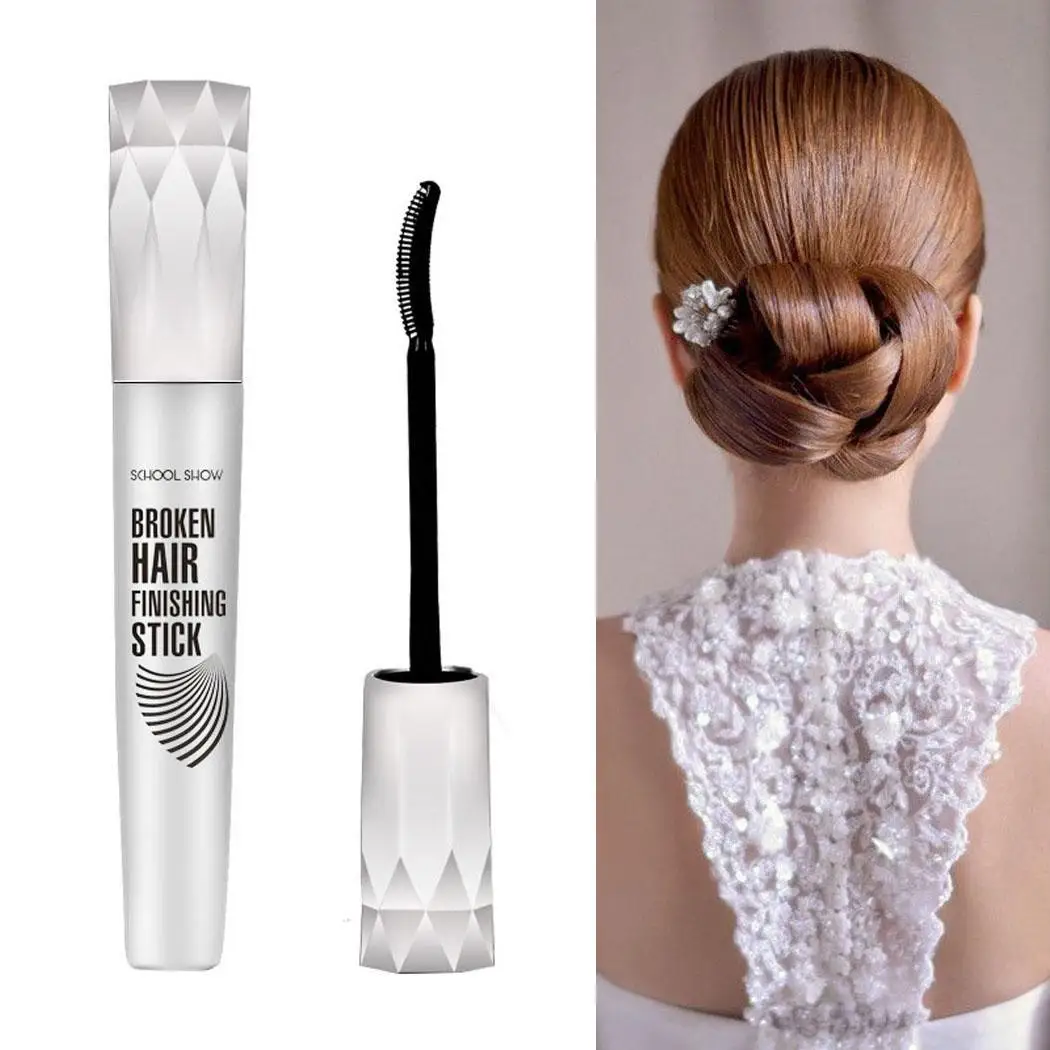 Lasting Broken Hair Finish Cream Small Hair China Gently apply to broken hair Stick Gel Hairdressing Tools