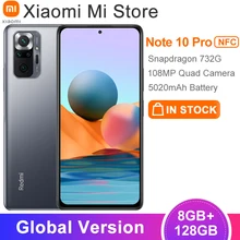 Xiaomi Snapdragon 732G Redmi Note-10 Pro 128GB GSM/WCDMA NFC Adaptive Fast Charge Octa Core
