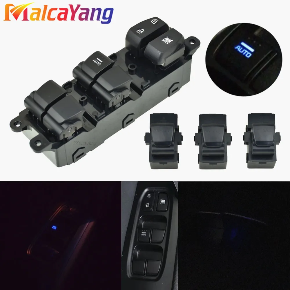 

Driver Side Electric Power Master Window Switch 93570-C92004X 93570C92004X For Hyundai IX25 Creta 2014-2020 WIth LED Light
