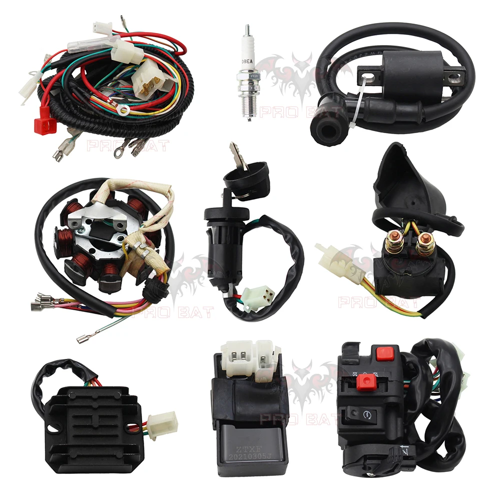 

Электрический жгут проводов, статор CDI, катушка для ATV QUAD CG150/200/250/300CC