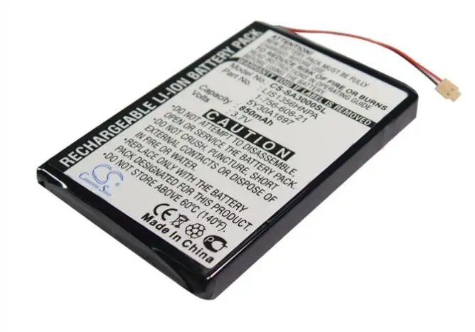 Cameron sino 850 мА/ч, Батарея для SONY NW-A3000 серии NW-A3000V 1-756-608-21 5Y30A1697 LIS1356HNPA MP3, MP4, аккумулятор pmp