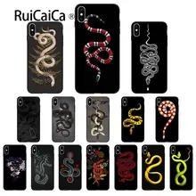 Ruicaica Coral snake animal TPU Silicone Phone Case Cover for Apple iPhone 8 7 6 6S Plus X XS MAX 5 5S SE XR 11 11pro max Cover