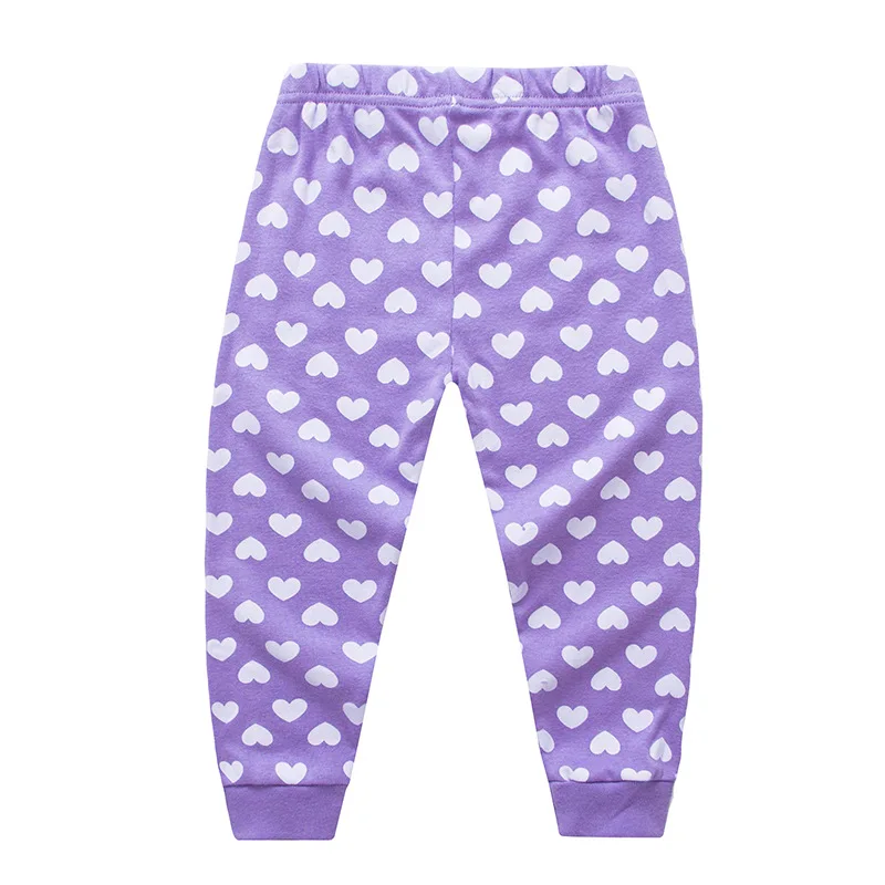 New Girl Pajamas Children Kids Pyjamas Infant Pajamas Baby Girl Pijama Cotton Home Clothing Cute Monkey Cartoon Purple 2-7y