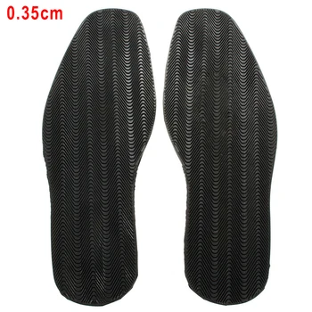 

1 Pair Flat Shoe Soles Rubber Anti Slip Elastic Repair Thicken Outsole Stick On Heel Protector Kit DIY Replacement Soft