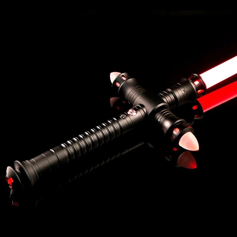 Crystal Big Cross Laser Lightsaber Toy Heavy Dueling Led Jedi Lightsaber Replica With Foc Metal Hilt Blaster Sound Force Fx Aliexpress