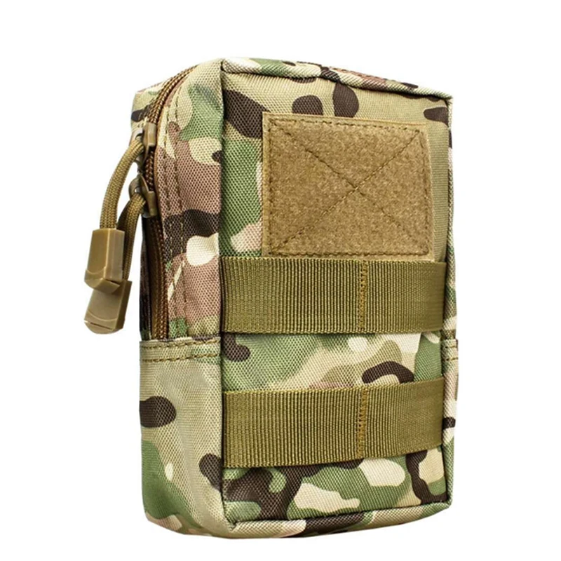 Outdoor Military Durable Belt Pouch EDC Molle Tool Zipper Waist Bag Pack 