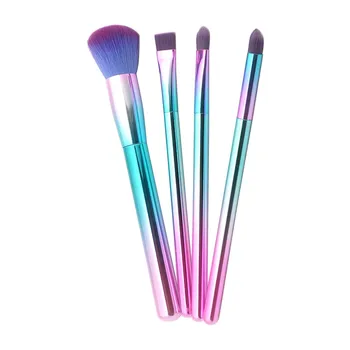 

4pcs Plastic Handle Makeup Brushes Set Cosmetic Powder Foundation Eyeshadow Make Up Brushes Set Portable Cosmetic Brushes#0629